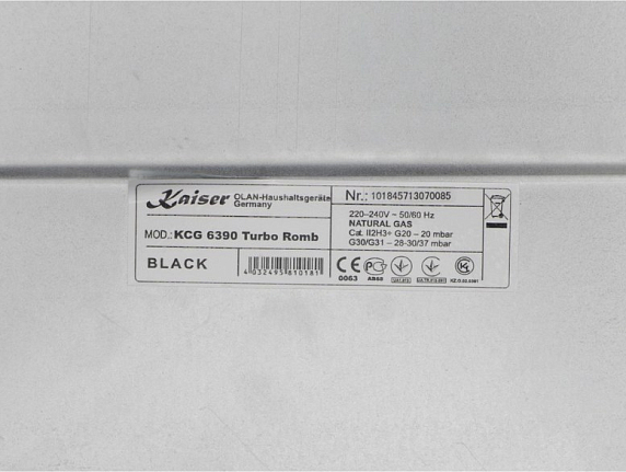 Варочная панель Kaiser KCG 6390 Turbo Romb preview 6