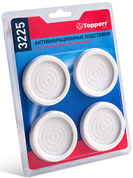 Topperr 3225 Антивибрационные подставки для стир.машин и холодильников
