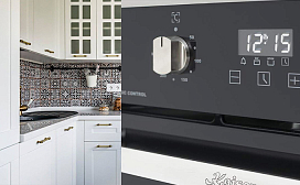 Как установить часы на духовом шкафу Kaiser?