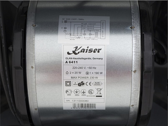 Купольная вытяжка Kaiser A 6411 preview 8
