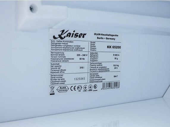 Холодильник Kaiser KK 65200 preview 20