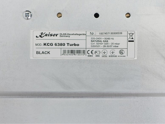 Варочная панель Kaiser KCG 6380 Turbo preview 8