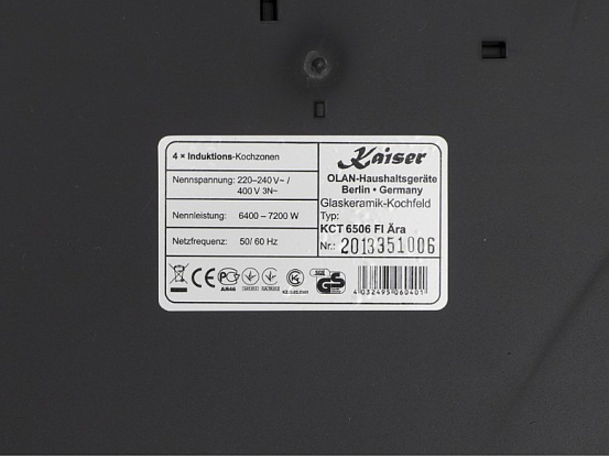 Варочная панель Kaiser KCT 6506 FI Ara preview 8