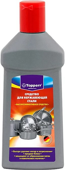 Topperr 3403 Средство для очистки и полировки нержавеющей стали, 250 мл preview 1