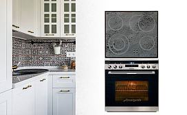 Зависимые электрические комплекты (духовка+поверхность) Kaiser