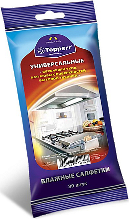 Topperr 3623 Универсальные влажные салфетки, 30 шт preview 2