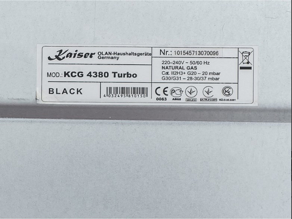 Варочная панель Kaiser KCG 4380 Turbo preview 7