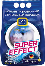 Top House Концентрированный суперэффективный стиральный порошок АВТОМАТ, 3 кг
