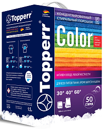Topperr 3204 Automat Color Концентрированный стиральный порошок для цветных тканей