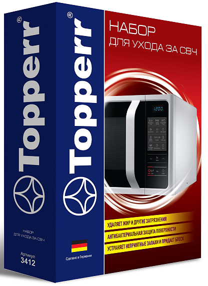 Topperr 3412 Набор для ухода за СВЧ, 2 предмета preview 1